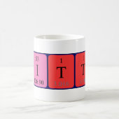 Brittni期別テーブル名mug コーヒーマグカップ (中央)