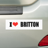 BRITTON 2010年 バンパーステッカー (車上)