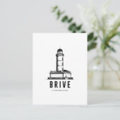 BrivelaGaillarde  Le Chateau dEau  Affiche Vintage ポストカード (スタンド正面)