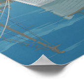 Brixham Devon Seaside Travel Poster ポスター (角)