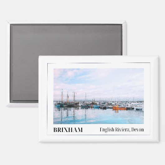 Brixham, English Riviera, Devon マグネット (正面/裏面)