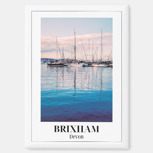 Brixham、English Riviera、Devon、Cornwall マグネット (正面)