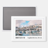 Brixham, English Riviera, Devon, England マグネット (正面/裏面)
