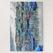 Brixham Harbor Swans: Devon Coast 1000pc Puzzle ジグソーパズル (縦)