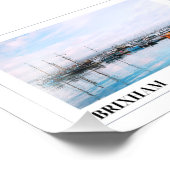 Brixham Marina, English Riviera, Devon フォトプリント (角)