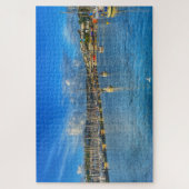 Brixham Marina: Sunny Devon Harbor & Seagull View ジグソーパズル (縦)