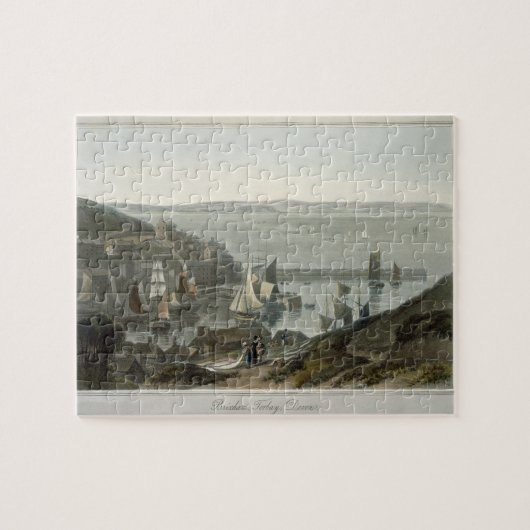 Brixham、Torbay、「Voyの容積VIIIからのデボン、 ジグソーパズル (横)