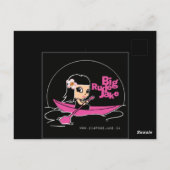 BRJピンクカヌポストカード ポストカード (裏面)