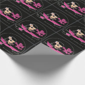 BRJピンクカヌーのロゴラップ紙 ラッピングペーパー (角)