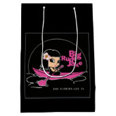 BRJ ピンクのカヌーロゴ ミディアム ギフトバッグ (裏面)