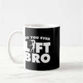 Broおもしろいギフト男性バレエDクールも持ち上げる コーヒーマグカップ (左)