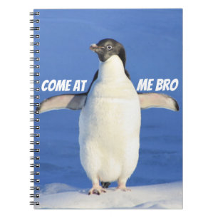Broのおもしろいなミームのペンギンを私で来られる ノートブック