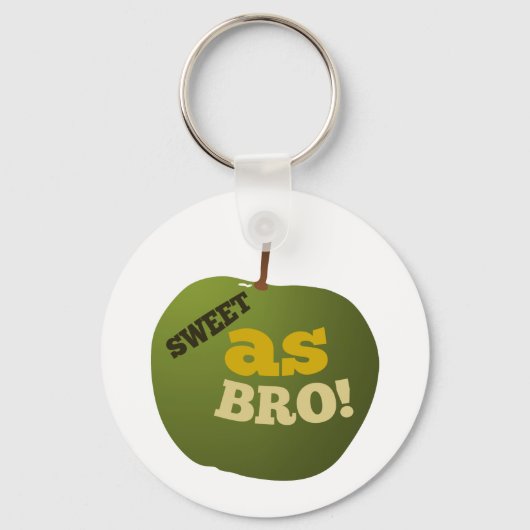 BROのような緑のリンゴ キーホルダー (正面)