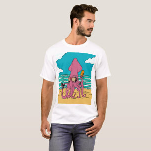 BroのイカのTシャツ2 Tシャツ
