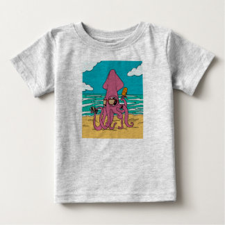 BroのイカのTシャツ4 ベビーTシャツ