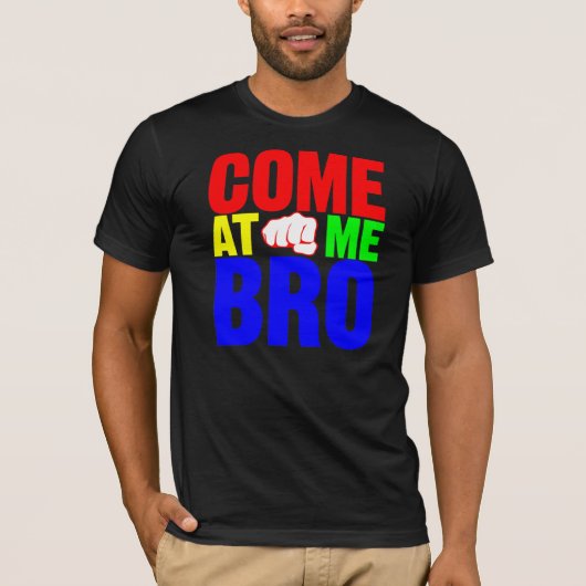 Broのワイシャツを私で来られる Tシャツ (正面)