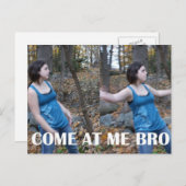 broは、@私を来ます ポストカード (正面/裏面)