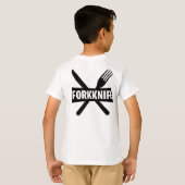 BROもちろん私はフォークナイフの方法を知っ遊ている Tシャツ (裏面フル)