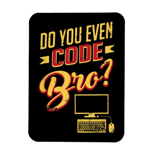 Broソフトウェアエンジニアのコードおもしろいを作成する マグネット (縦)