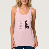 、bro持ち上がりますか。 -棒の踊りの上 タンクトップ (正面)