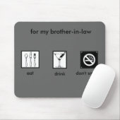 Bro法律停止喫煙! マウスパッド (マウス)