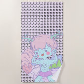 Bro-はカチカチのビーチタオル(文字無し)があるように確認します私を ビーチタオル (正面)