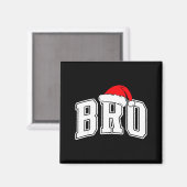 Bro Claus Christmas Matching Family Xmas Pajama Br マグネット (正面/裏面)