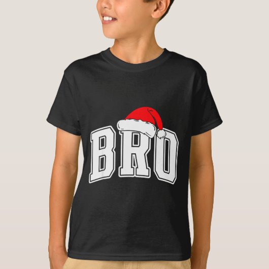 Bro Claus Christmas Matching Family Xmas Pajama Br Tシャツ (正面)