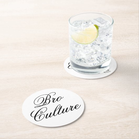 Bro Culture Coaster ラウンドペーパーコースター (インサイチュ)