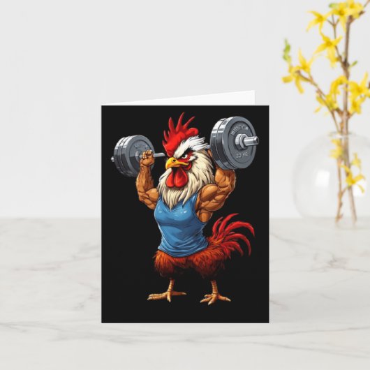 Bro Do You Even Lift Funny Wer Lift Gym Pun  カード (黄色い花)