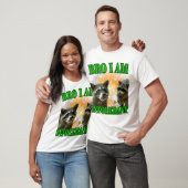 Bro I am intolerant Laktoseintoleranz Waschbär Tシャツ (ユニセックス)