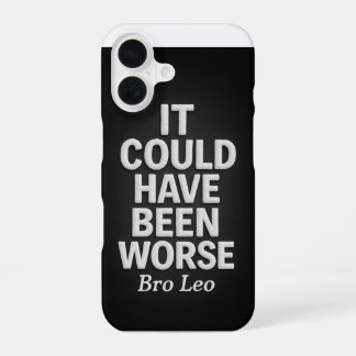 Bro Leo Legacy "もっとひどかったかもしれない" iPhone 16ケース