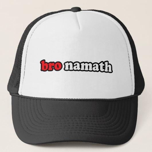 BRO NAMATH キャップ (正面)
