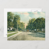 Broad St., Red Bank, NJ 1910ヴィンテージ ポストカード (正面/裏面)