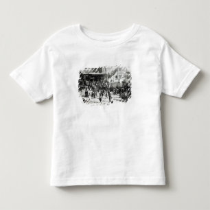 Broad Streetの駅、ロンドン、c.1890 トドラーTシャツ