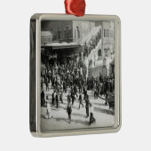 Broad Streetの駅、ロンドン、c.1890 メタルオーナメント (右)