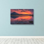 Broadford Bay Isle of Skye Sunset  キャンバスプリント (インサイチュ (ウッドフロア))