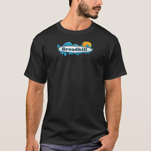 BroadkillのビーチDE. Tシャツ (正面)