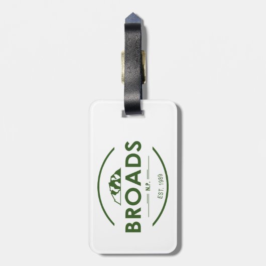 Broads National Park ラゲッジタグ (裏面縦)