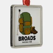 Broads National Park Backpack メタルオーナメント (右)