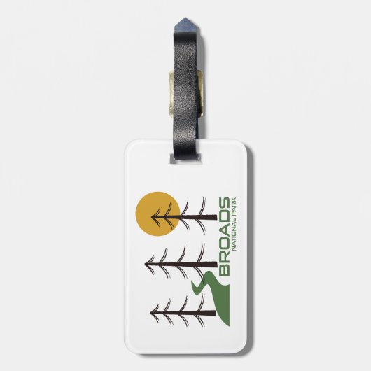 Broads National Park Trail ラゲッジタグ (裏面縦)