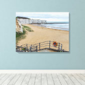 Broadstairs Kingsgate Bayビューのキャンバス印刷 キャンバスプリント (インサイチュ (ウッドフロア))