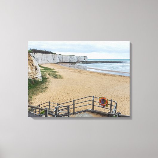 Broadstairs Kingsgate Bayビューのキャンバス印刷 キャンバスプリント (正面)