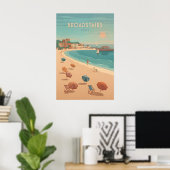 Broadstairs Seaside Travel Poster ポスター (ホームオフィス)