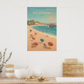 Broadstairs Seaside Travel Poster ポスター (キッチン)