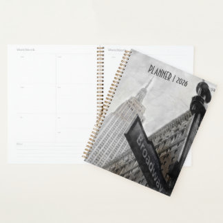 Broadway Corner Sign New York City 2026 Planner  プランナー手帳