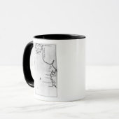 Brobdingnagの地図 マグカップ (正面左)