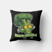 Broc-iカッコいいビーガンビーガン野菜 クッション (裏面)