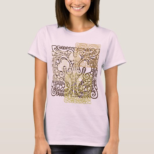 Brocadeブロックシャツ Tシャツ (正面)
