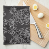 Brocade pattern キッチンタオル (四つ折り)